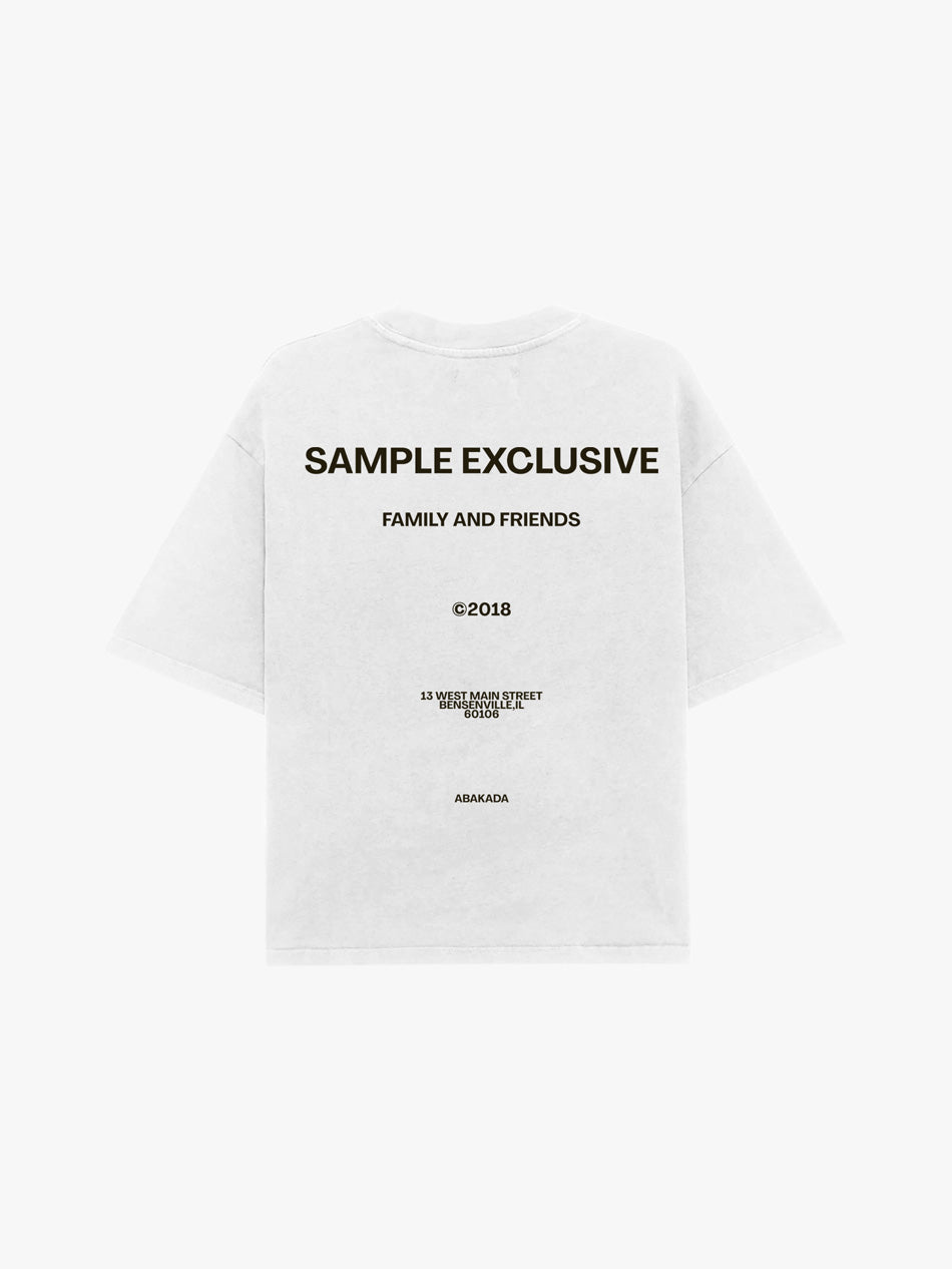 BASIC SAMPLE TEE (WHITE)