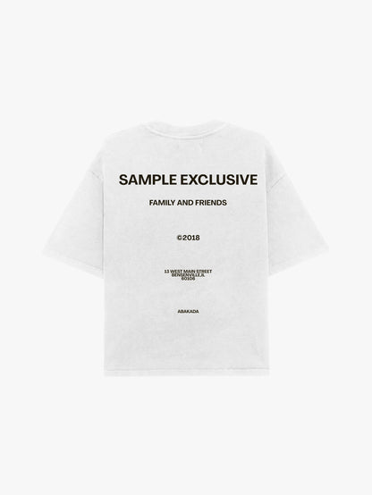 BASIC SAMPLE TEE (WHITE)