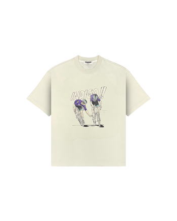ABAKADA X INDIGO LOGO TEE (CREAM)