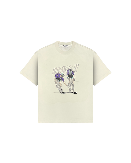 ABAKADA X INDIGO LOGO TEE (CREAM)