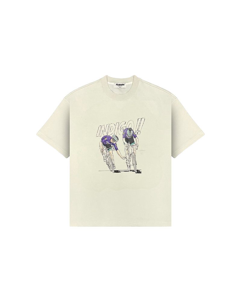 ABAKADA X INDIGO LOGO TEE (CREAM)
