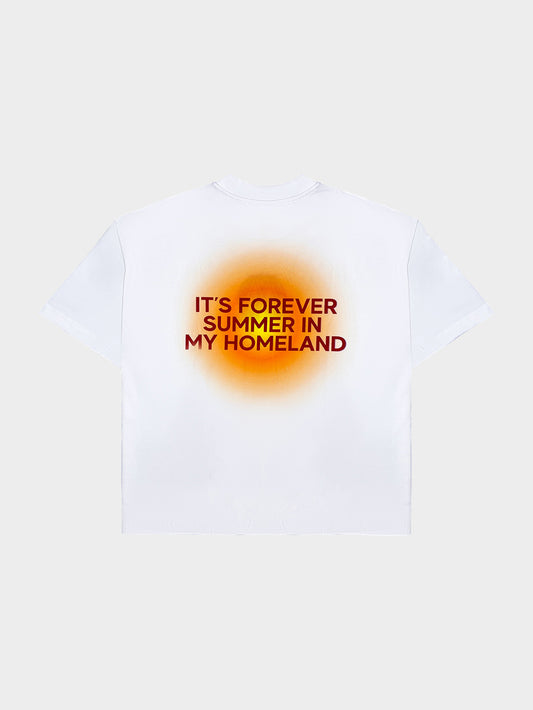 FOREVER SUMMER TEES (WHITE)