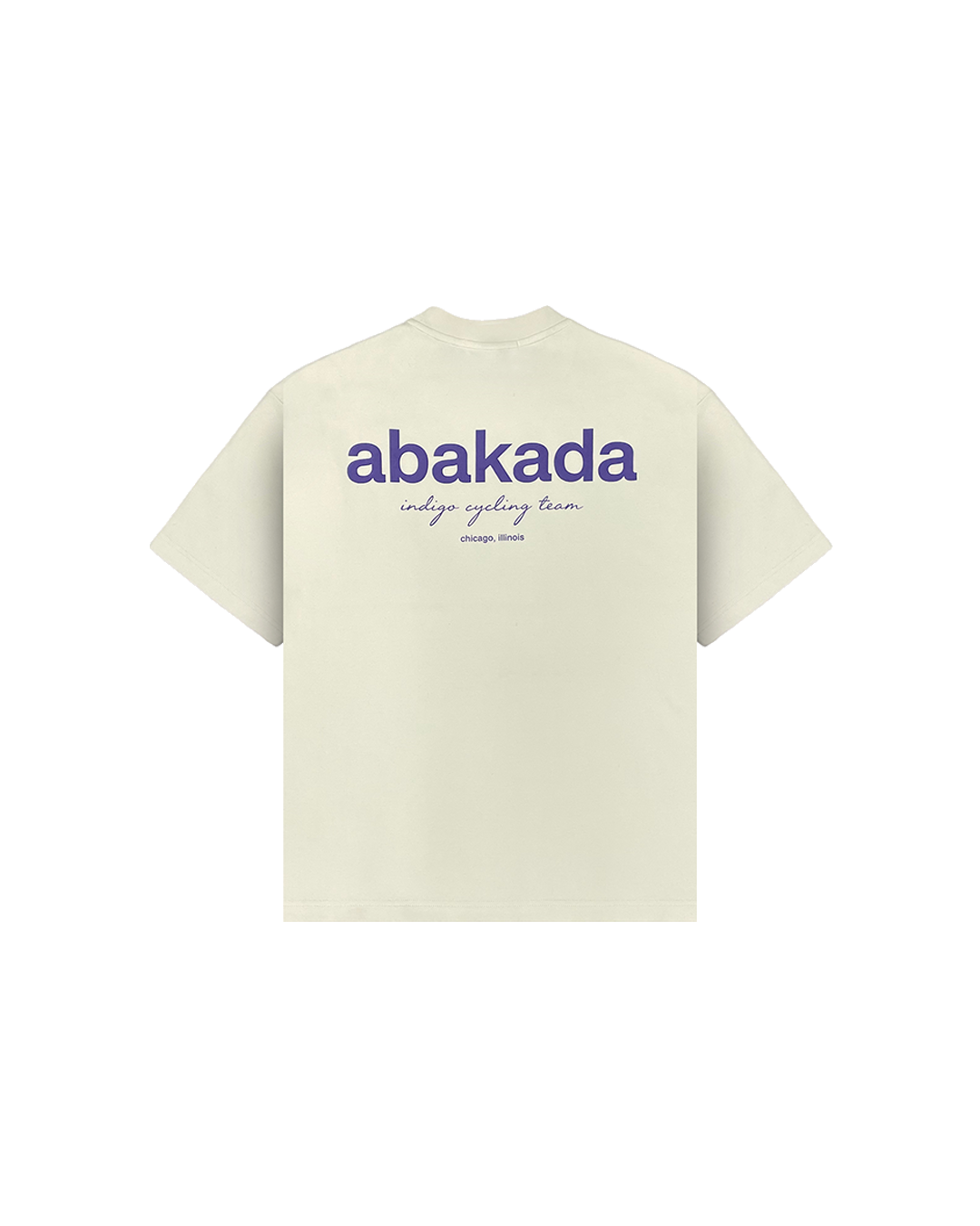 ABAKADA X INDIGO LOGO TEE (CREAM)