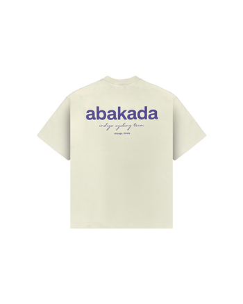ABAKADA X INDIGO LOGO TEE (CREAM)