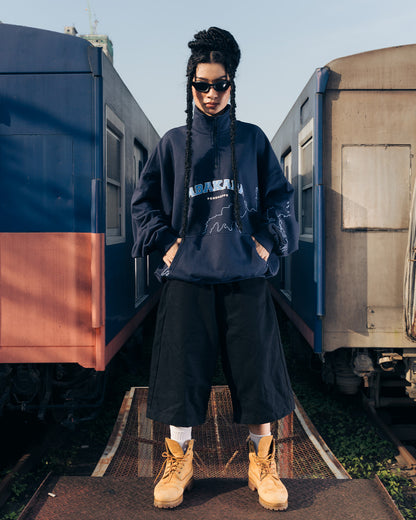 MAPA ZIP SWEATSHIRT (NAVY)