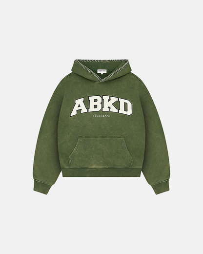 WEAVE STITCH HOODIE (MOSS)