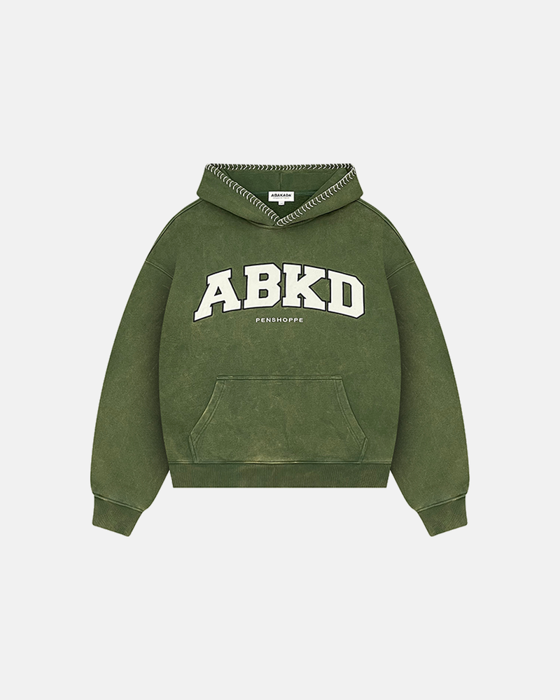 WEAVE STITCH HOODIE (MOSS)