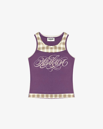 DOUBLE LAYER TANK TOP (PURPLE)