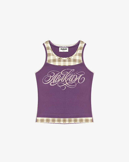 DOUBLE LAYER TANK TOP (PURPLE)