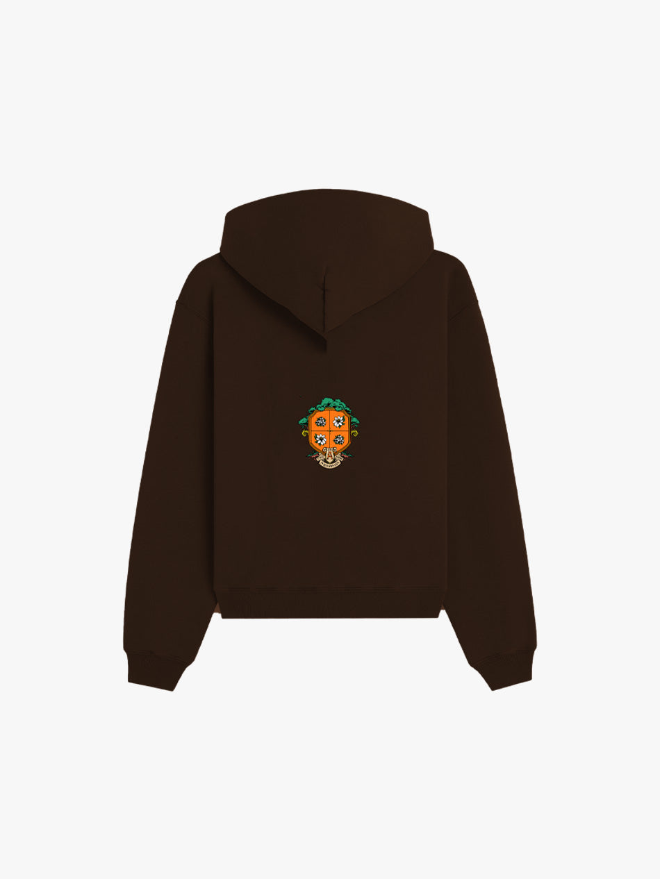 GRAPIKO UNIVERSITY HOODIE (BROWN)