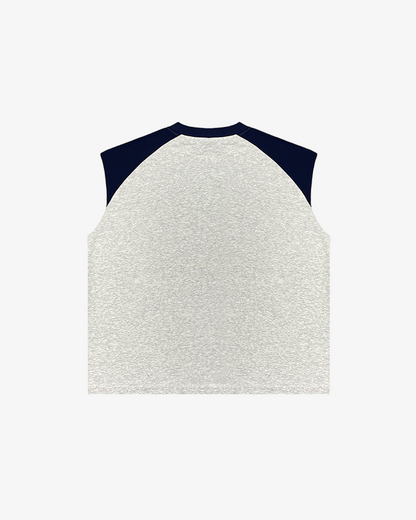 SLEEVELESS RAGLAN TANK (GREY)