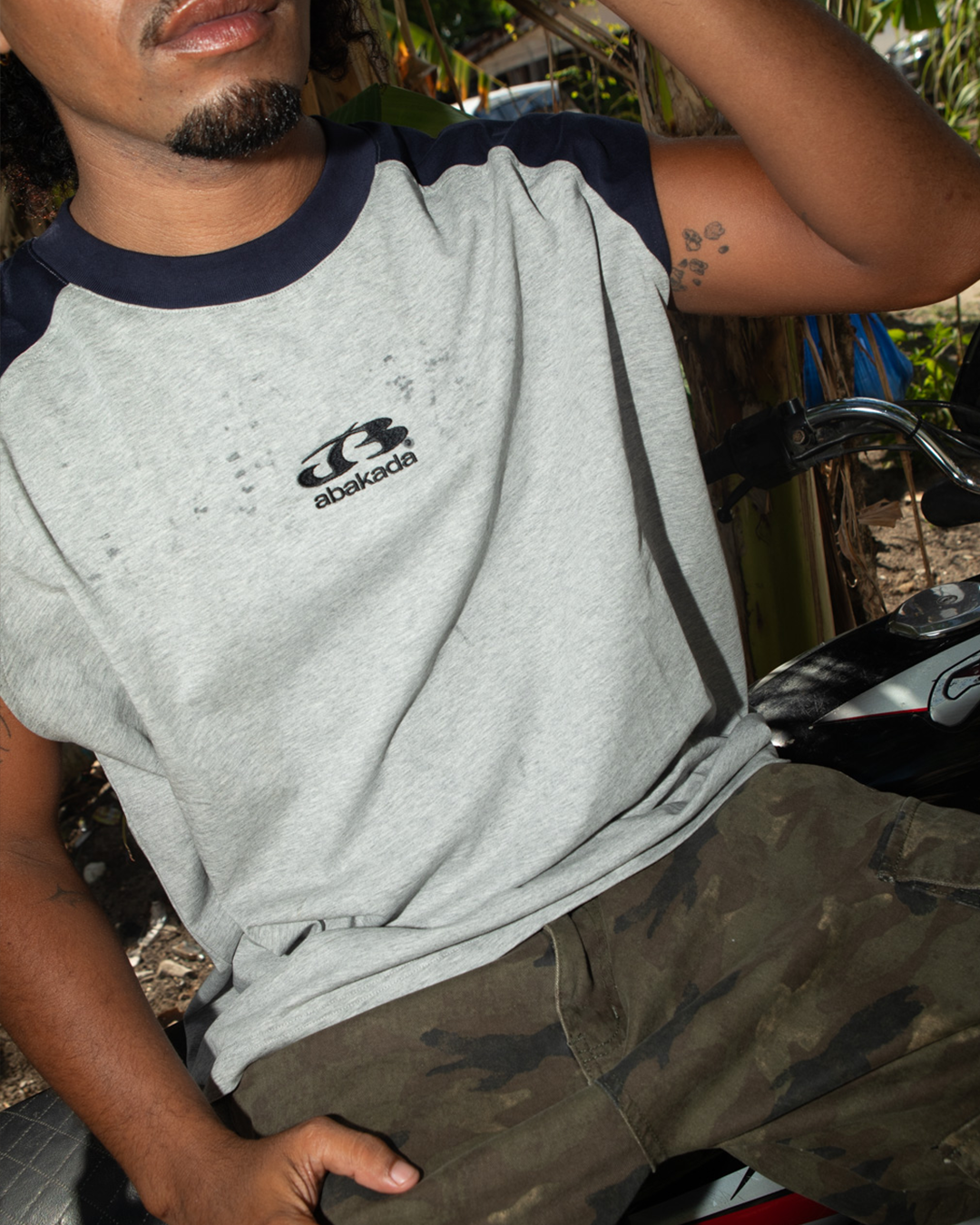 SLEEVELESS RAGLAN TANK (GREY)