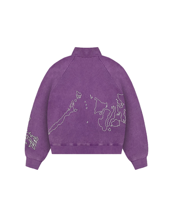 MAPA WASHED FULL-ZIP (PURPLE)