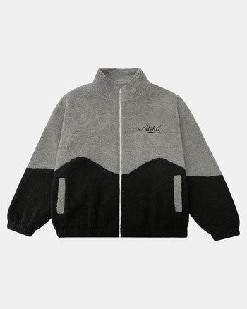 Sherpa Fleece Jacket (Grey/Noir)