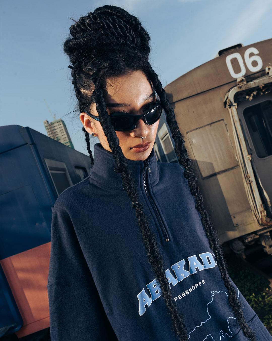 MAPA ZIP SWEATSHIRT (NAVY)