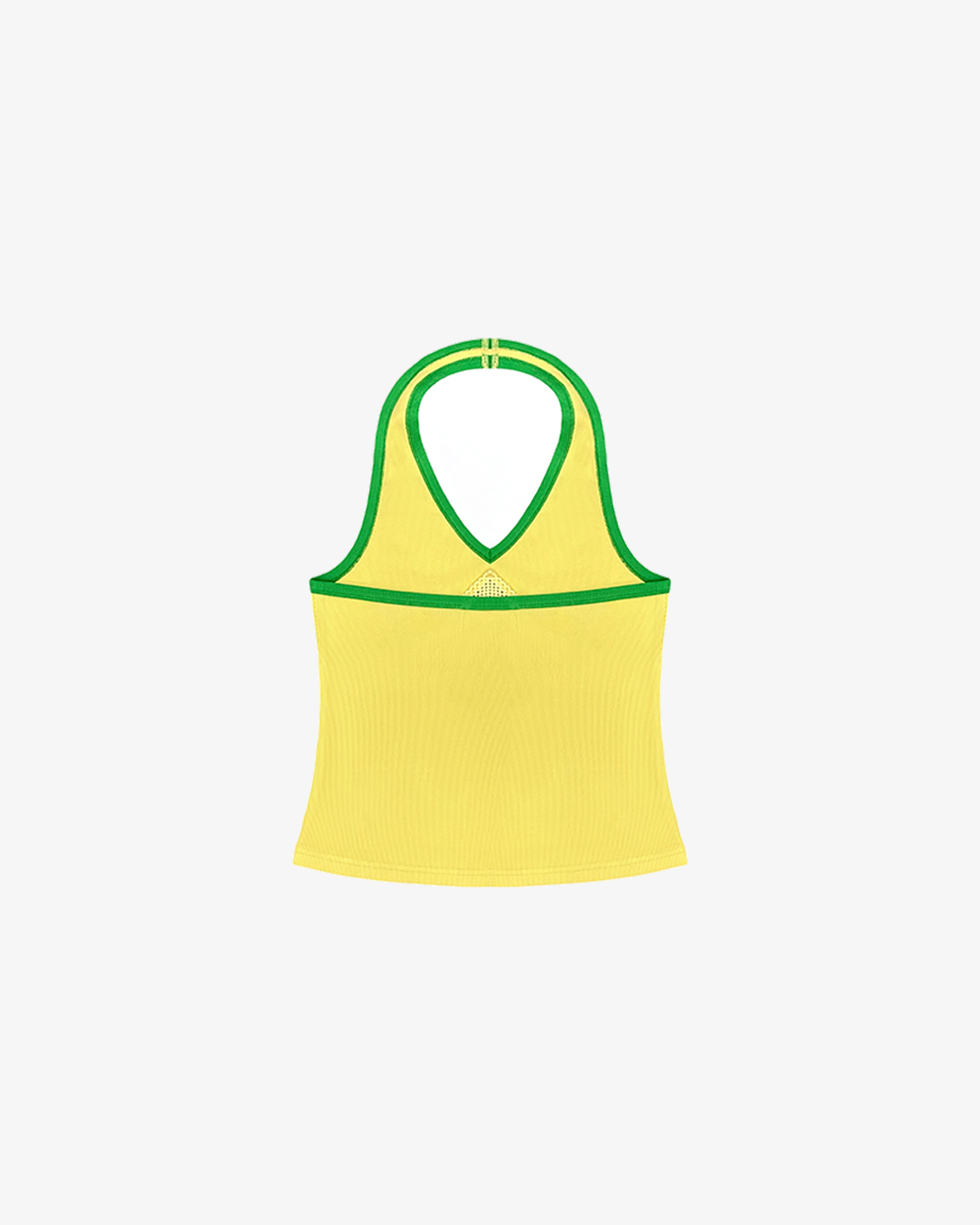 HALTER KNIT TANK TOP (YELLOW/GREEN)