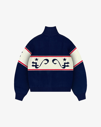 PILIPINAS COLORBLOCK KNITTED SWEATER (NAVY)