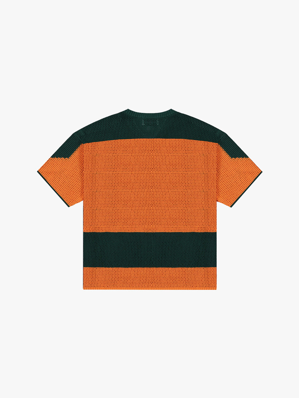 LOGO KNITTED JERSEY (ORANGE/GREEN)