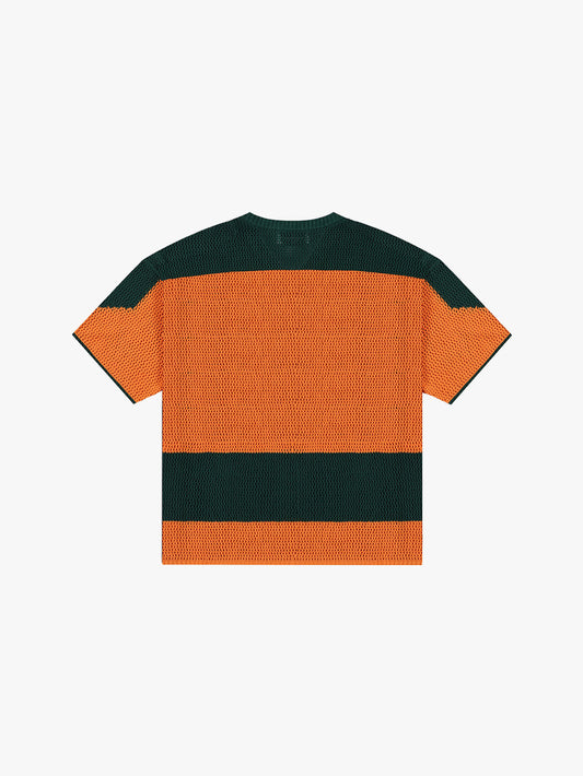 LOGO KNITTED JERSEY (ORANGE/GREEN)