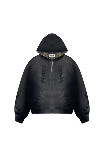 BARONG WASHED REVERSIBLE HOODIE (BLACK)