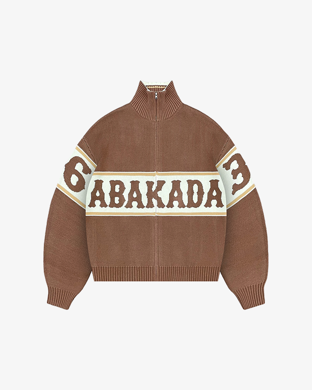 PILIPINAS COLORBLOCK KNITTED SWEATER (BROWN)