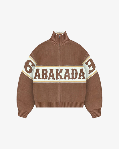 PILIPINAS COLORBLOCK KNITTED SWEATER (BROWN)