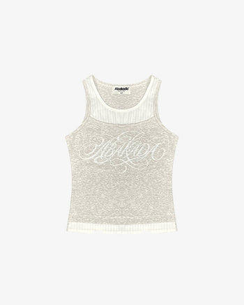 DOUBLE LAYER TANK TOP (GREY)