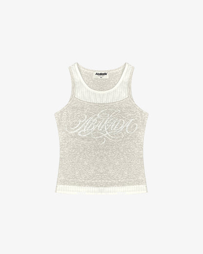 DOUBLE LAYER TANK TOP (GREY)