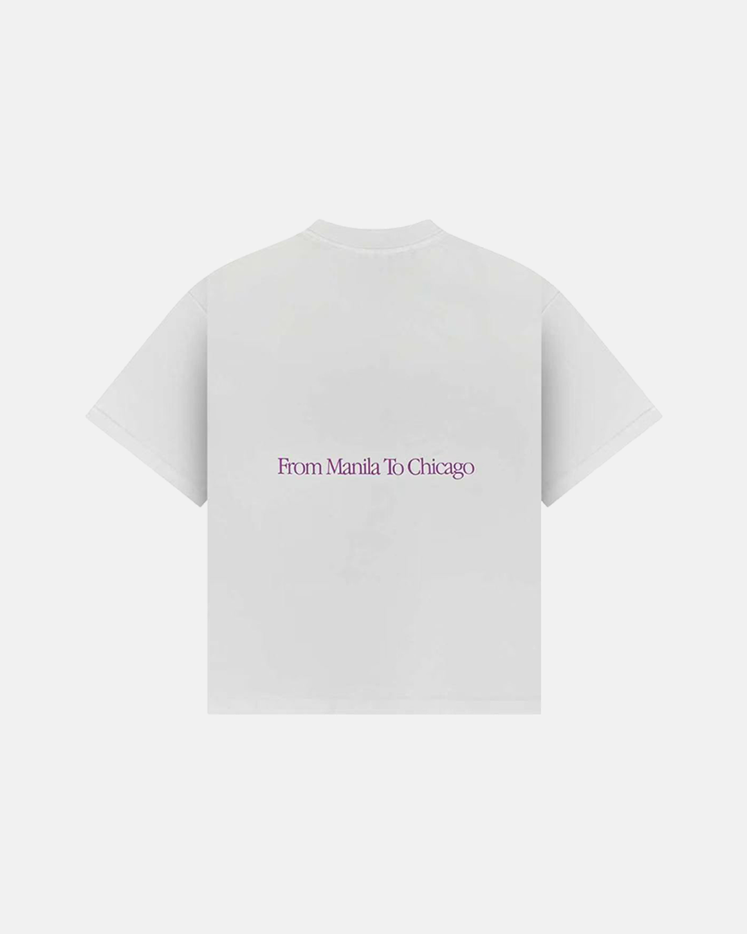 CHICAGO LOGO TEE (WHITE)