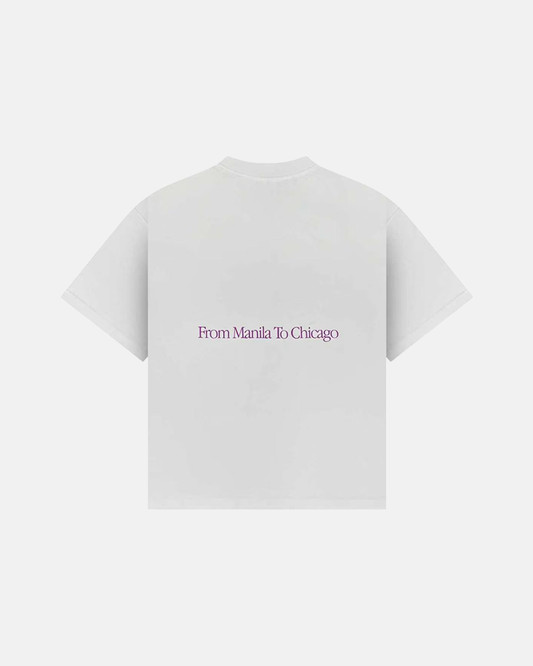 CHICAGO LOGO TEE (WHITE)