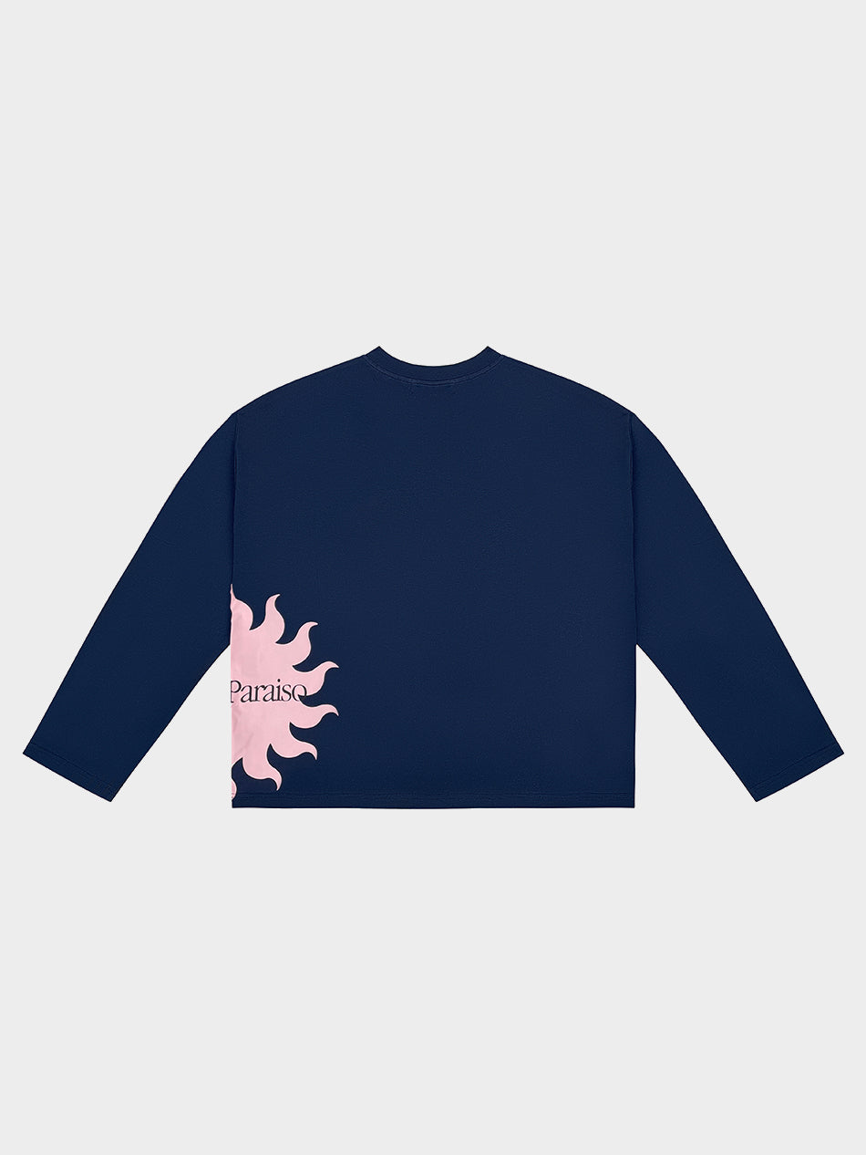 SUN LONGSLEEVES SHIRT (NAVY)