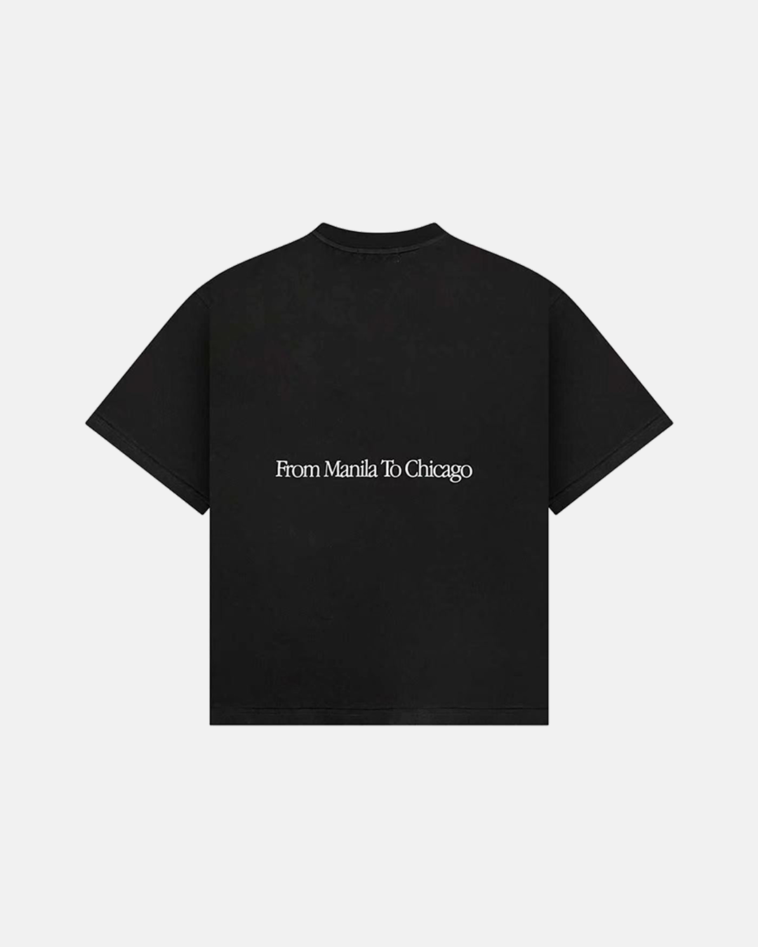 CHICAGO LOGO TEE (BLACK)
