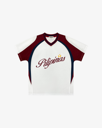 LACED JERSEY V2 (WHITE/RED)