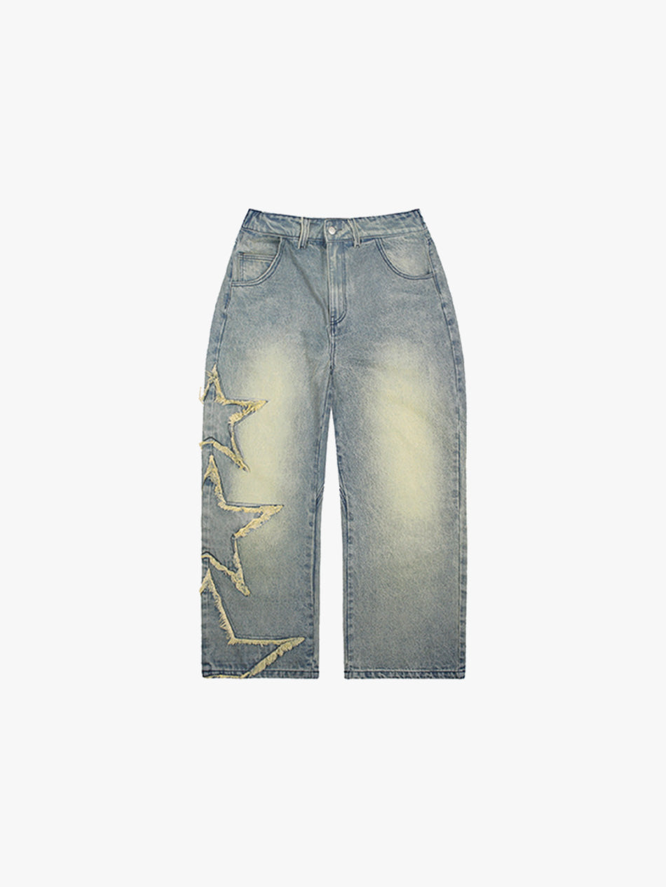 3 STAR BAYBAYIN DENIM PANTS (DENIM)