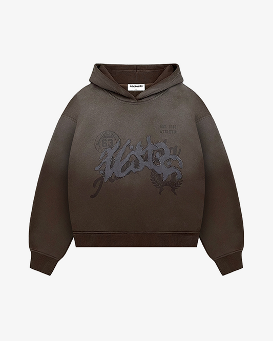 BAYBAYIN WASHED HOODIE (BROWN)