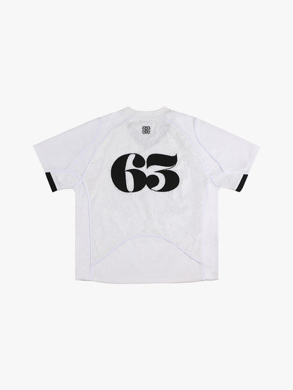 +63 LACED MESH JERSEY V2 (WHITE)