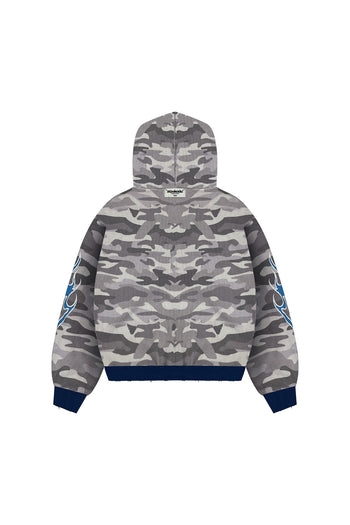 BARONG WASHED REVERSIBLE HOODIE (GREY/BLUE)
