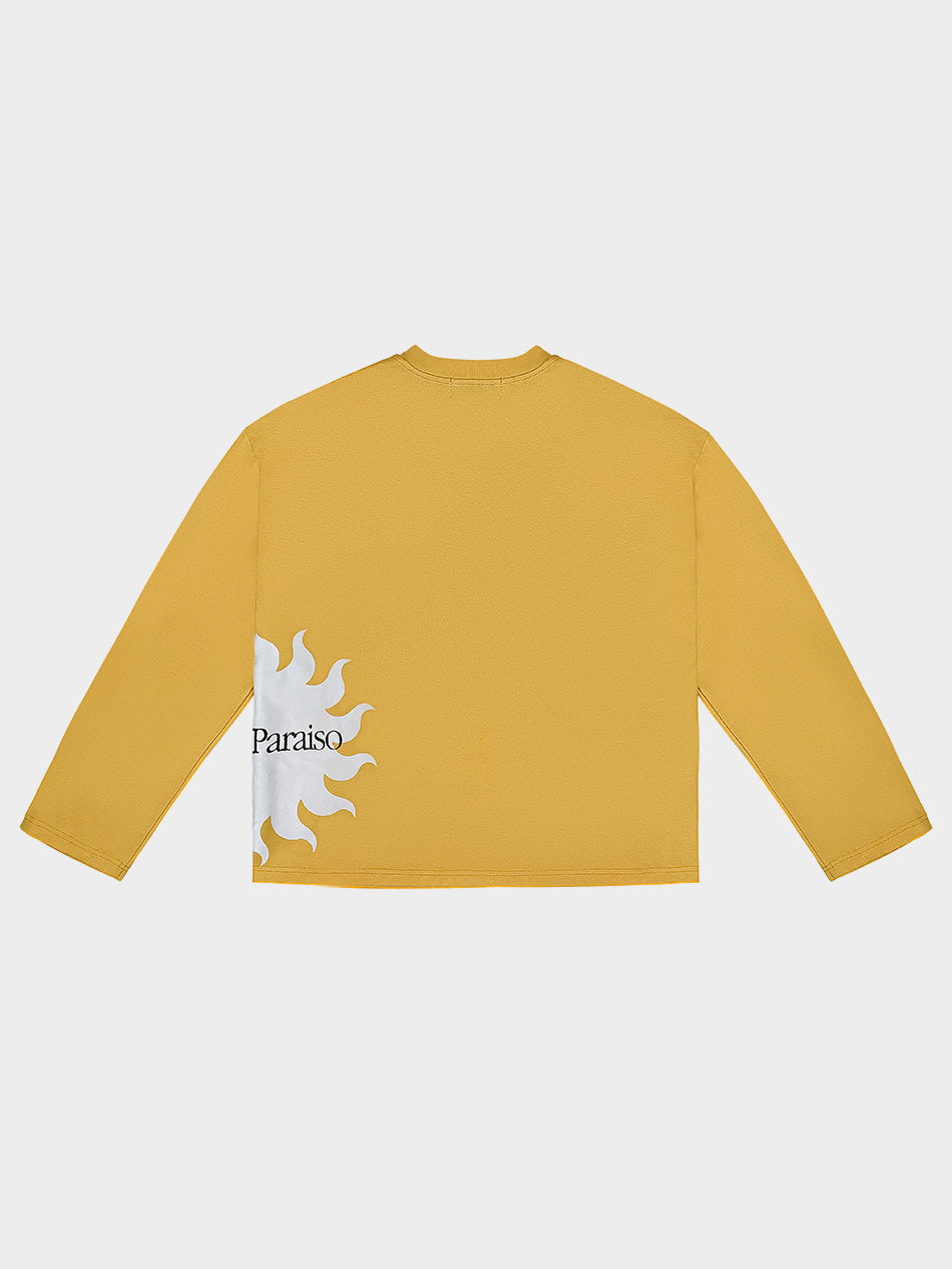 SUN LONGSLEEVES SHIRT (YELLOW)