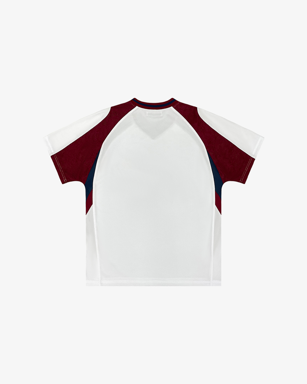 LACED JERSEY V2 (WHITE/RED)