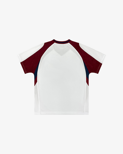 LACED JERSEY V2 (WHITE/RED)