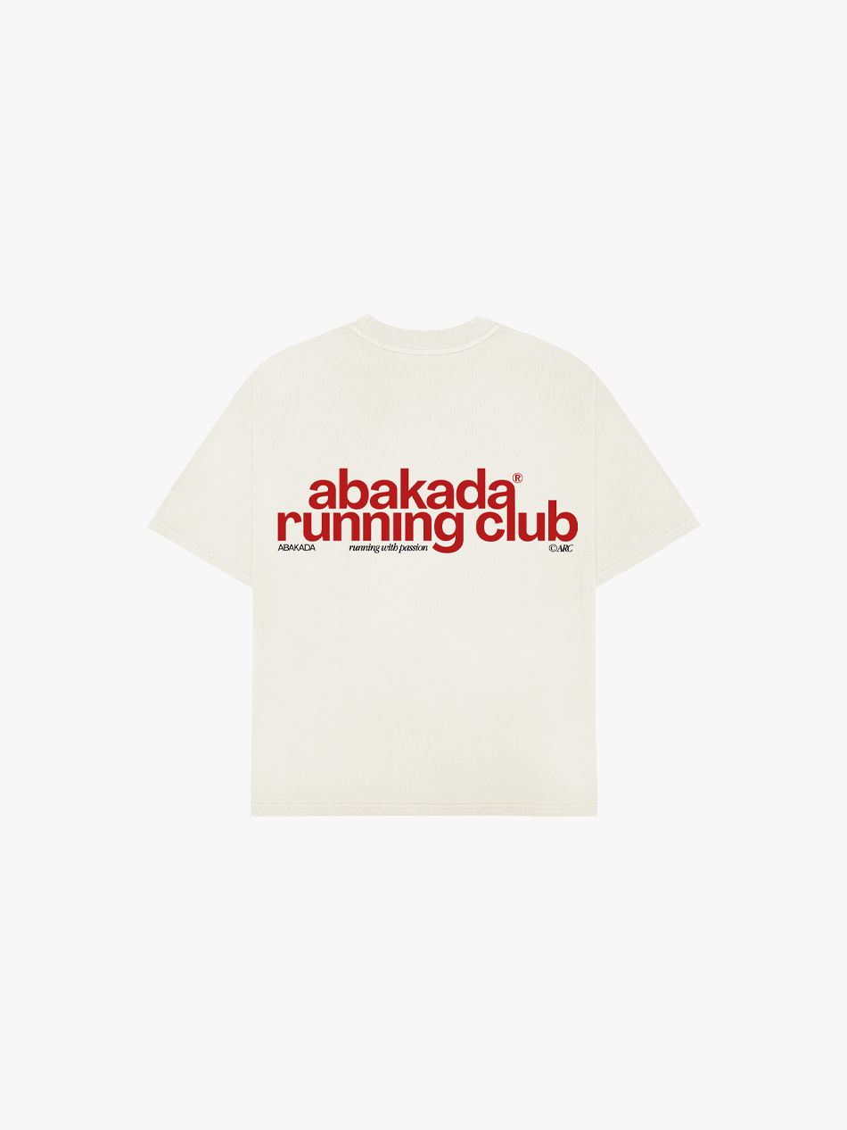RUNNING CLUB BASIC TEE (CREAM)
