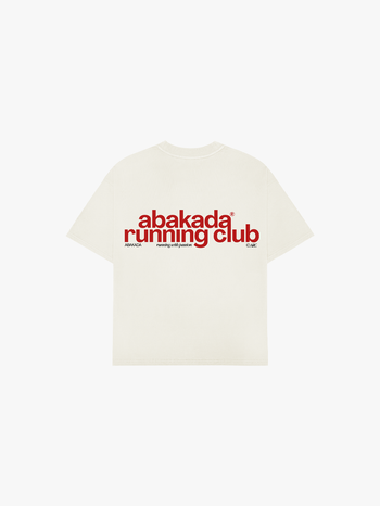 RUNNING CLUB BASIC TEE (CREAM)