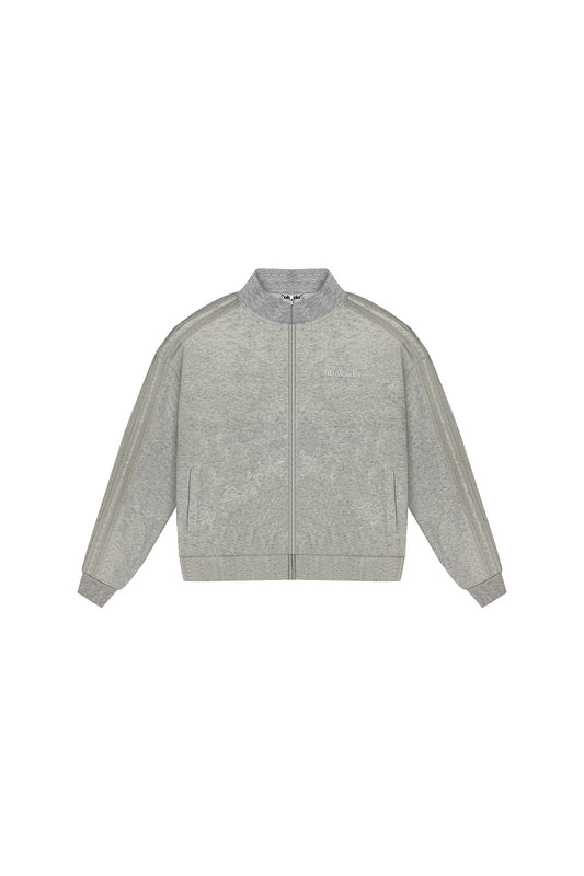 LACED TRACK JACKET (GREY)