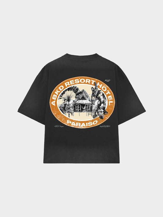 KUBO WASHED TEE (BLACK)