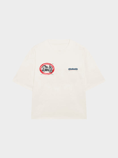 KUBO WASHED TEE (CREAM)