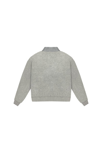 LACED TRACK JACKET (GREY)