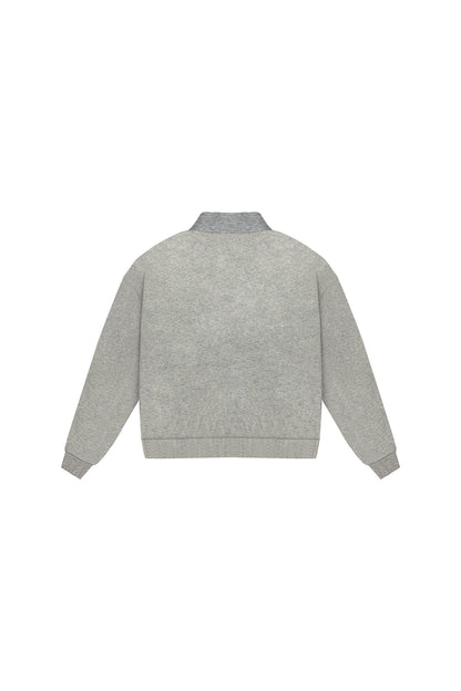 LACED TRACK JACKET (GREY)