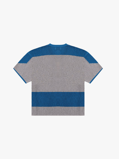 LOGO KNITTED JERSEY (WHITE/BLUE)