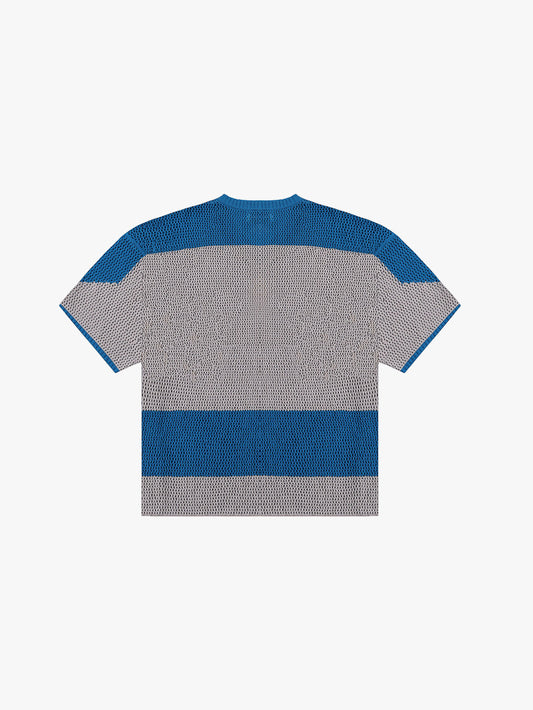 LOGO KNITTED JERSEY (WHITE/BLUE)