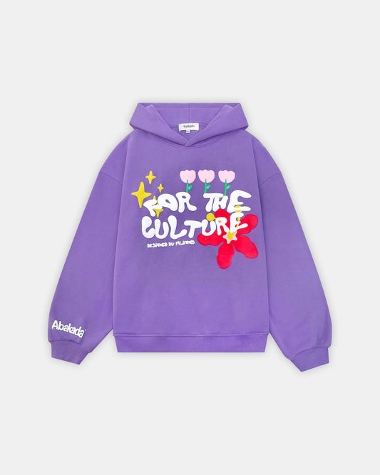 Abakada® Floral Hoodie (Ube)